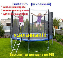 Батут Funfit (фанфит) PRO 10ft (312 см) усиленная конструкция опор