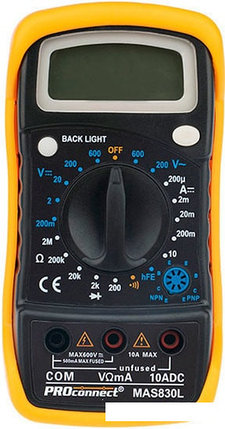 Мультиметр PROconnect MAS830L, фото 2