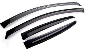 Дефлектор окон (Ветровики) накладной скотч 3M (4шт) HYUNDAI SOLARIS (2011-) седан