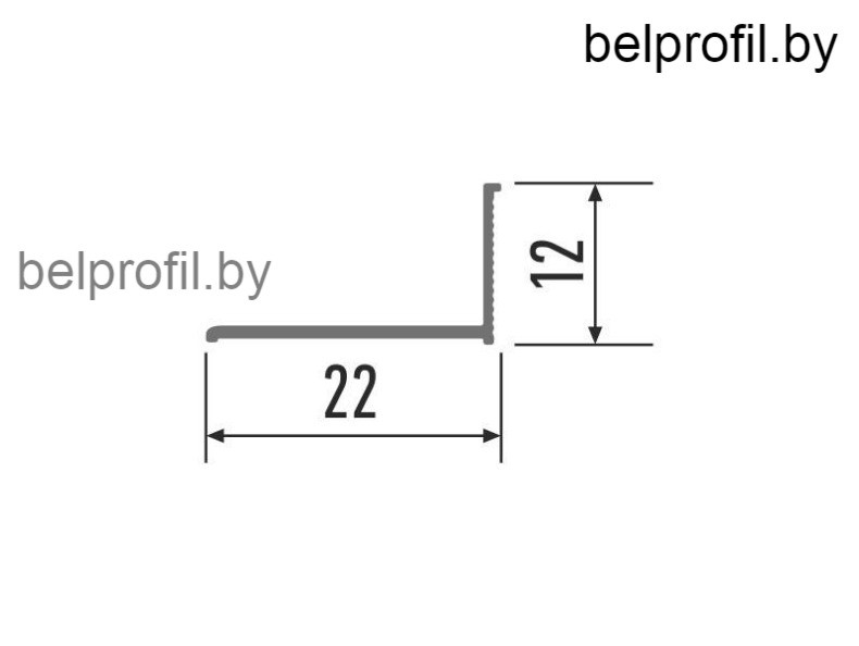 Внутренний уголок 22мм * 12мм 0,9м дуб беленый - фото 2 - id-p155096357