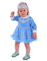 Детский карнавальный костюм Снегурочка Пуговка для малышей 6011 к-20