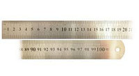 Линейка стальная, 100 см , арт.ARS100, РФ