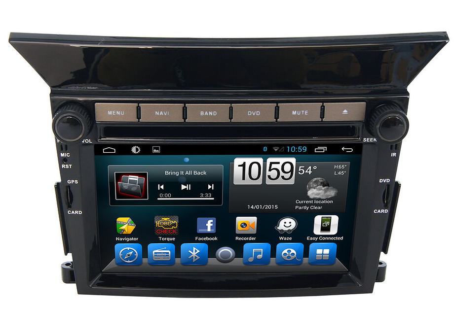 Штатная автомагнитола CarMedia KR-6225-T8 Honda Pilot II 2008-2015 на Android 10