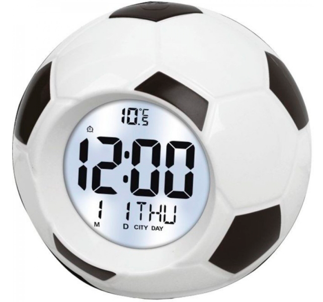 Настольные говорящие часы Футбольный мяч Atima AT-609TR - фото 5 - id-p155155508