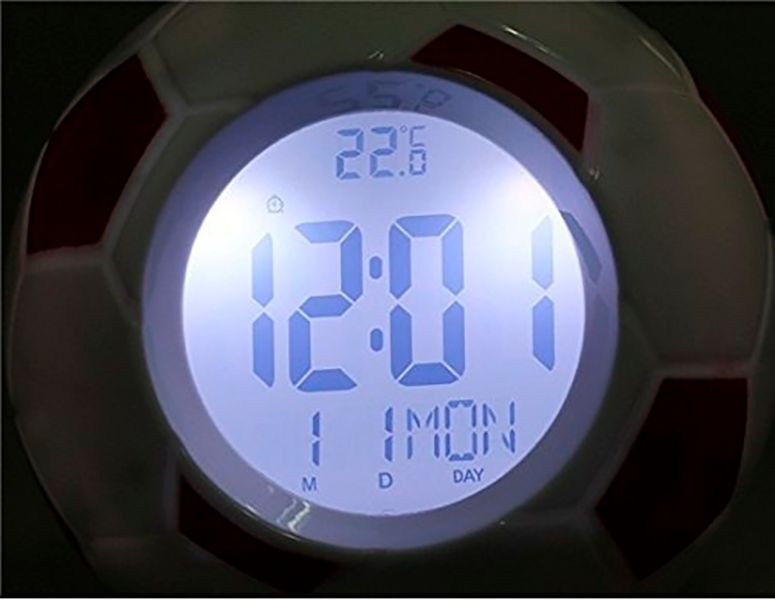 Настольные говорящие часы Футбольный мяч Atima AT-609TR - фото 6 - id-p155155508