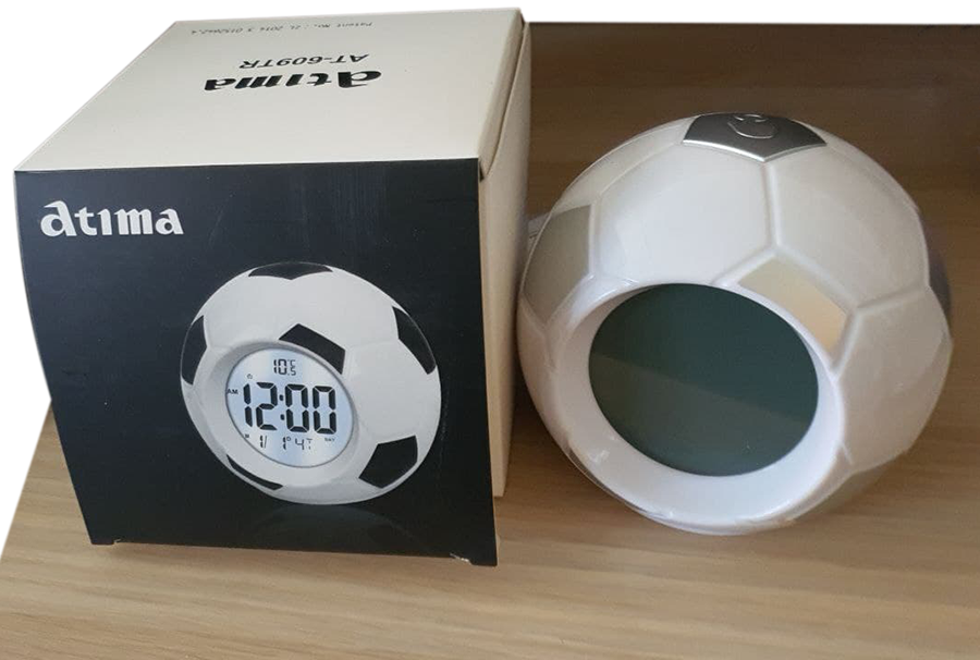 Настольные говорящие часы Футбольный мяч Atima AT-609TR - фото 8 - id-p155155508