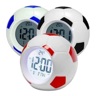Настольные говорящие часы Футбольный мяч Atima AT-609TR - фото 3 - id-p155155508