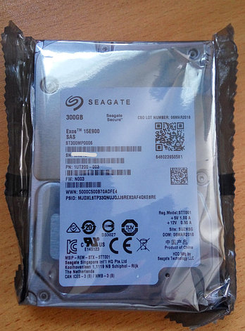 ST300MP0006 Жесткий диск Seagate Exos 15E900 300GB 15K SAS 12Gb/s 2.5 DP 512n, фото 2