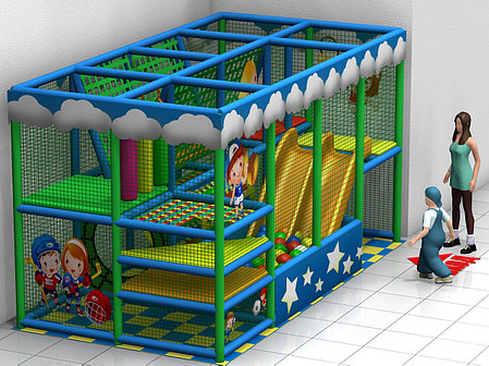 Детский игровой лабиринт 5×2,5×2,7м, фото 2