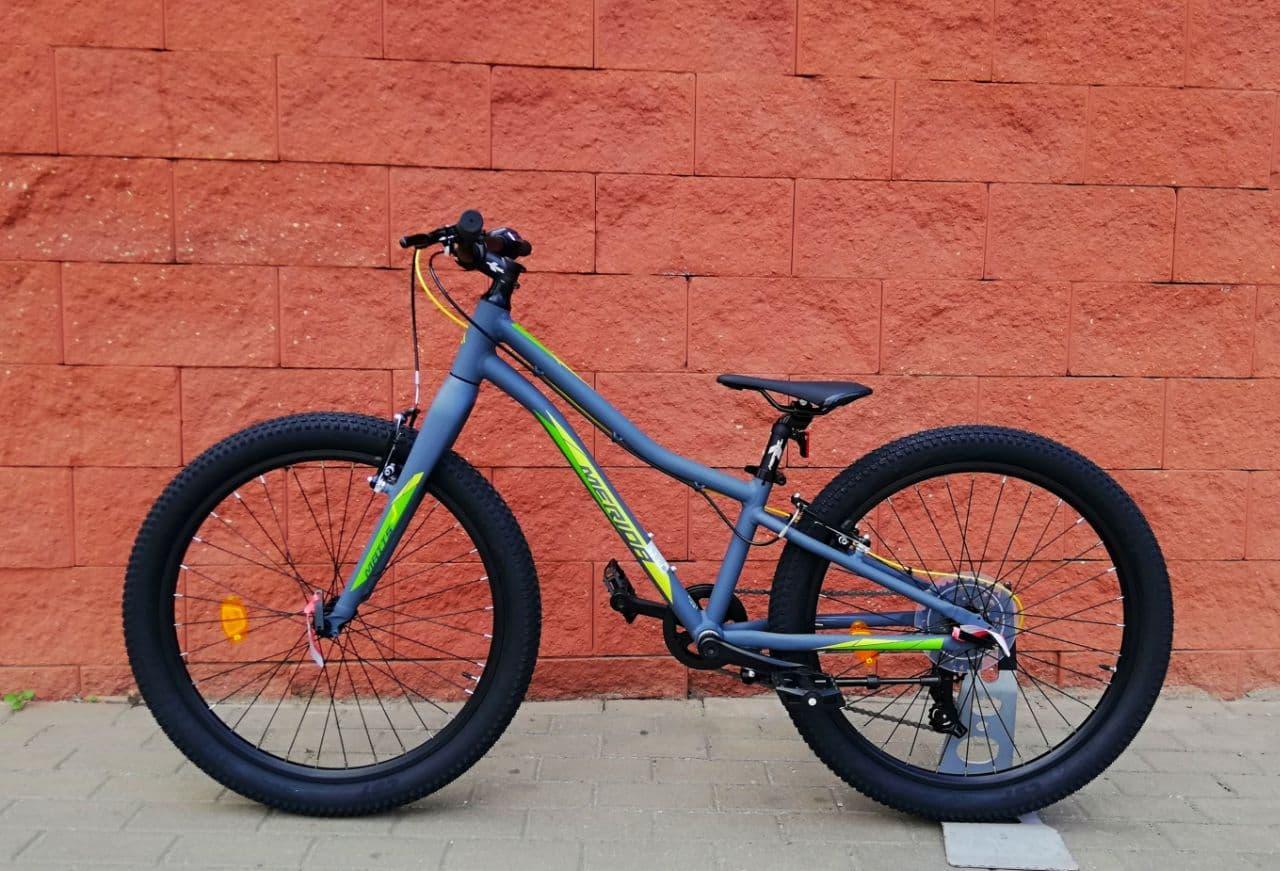 Merida Matts J24+ Eco матовый серый/зеленый/желтый