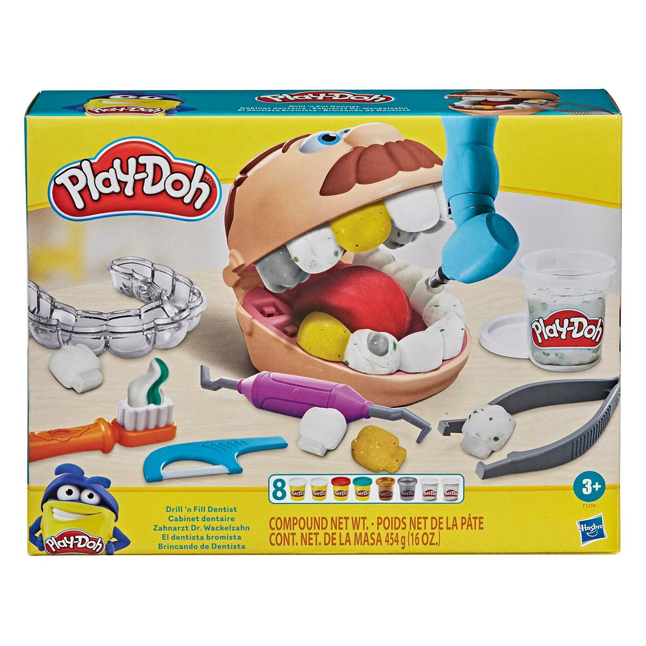 Игровой набор Play-Doh М-р Зубастик с золотыми зубами, арт. F1259 - фото 2 - id-p155177695