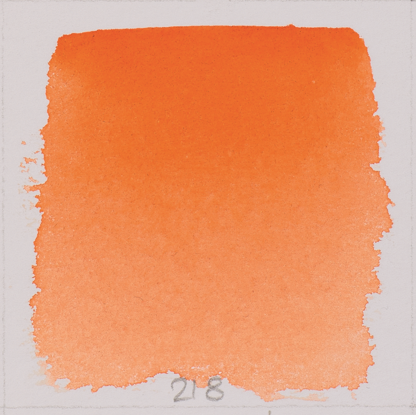 Акварель Schmincke Horadam, туба 5 мл, оранжевый прозрачный, transparent orange, №218 - фото 2 - id-p154996038