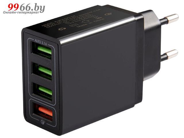 Зарядное устройство KS-is 3xUSB 3.1A 1xQC3.0 KS-603 - фото 1 - id-p155045728