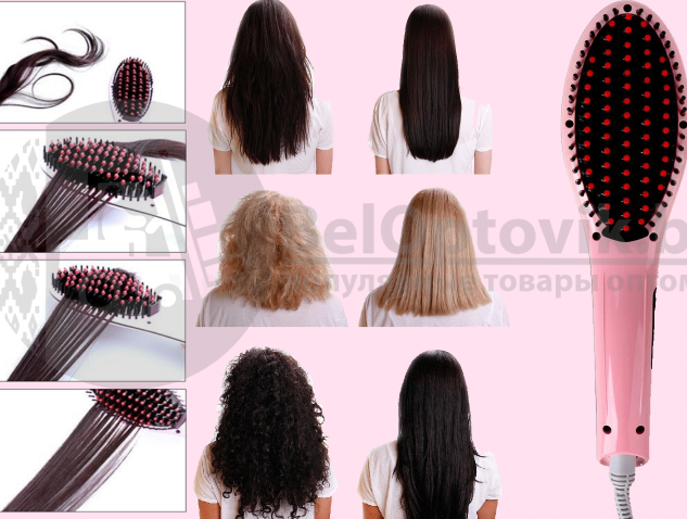 Расческа для выпрямления волос (улюжок)Simply Straight Artifact - фото 4 - id-p155181179