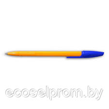 Ручка шариковая I-NOTE, пластиковый желтый корпус, 0,5мм, синяя ,арт. IBP303/BU