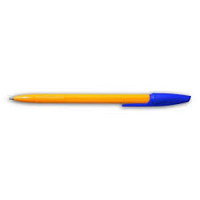 Ручка шариковая I-NOTE, пластиковый желтый корпус, 0,5мм, синяя ,арт. IBP303/BU