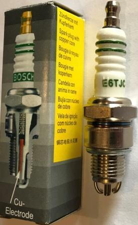 Свеча BOSCH SUPER  2TE6TJC 2-х контактная 950-A27