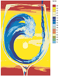 Картина по номерам, 60 х 90, RA130