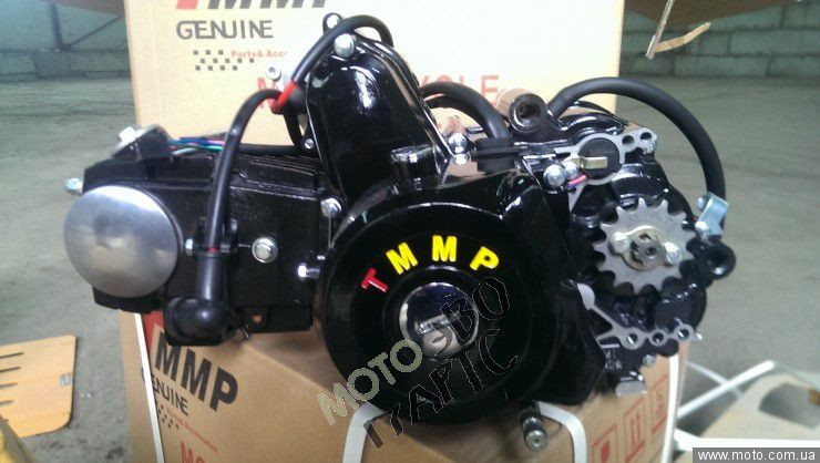 Двигатель Актив 125см3/125куб в сборе полуавтомат оригинал - фото 3 - id-p155204995
