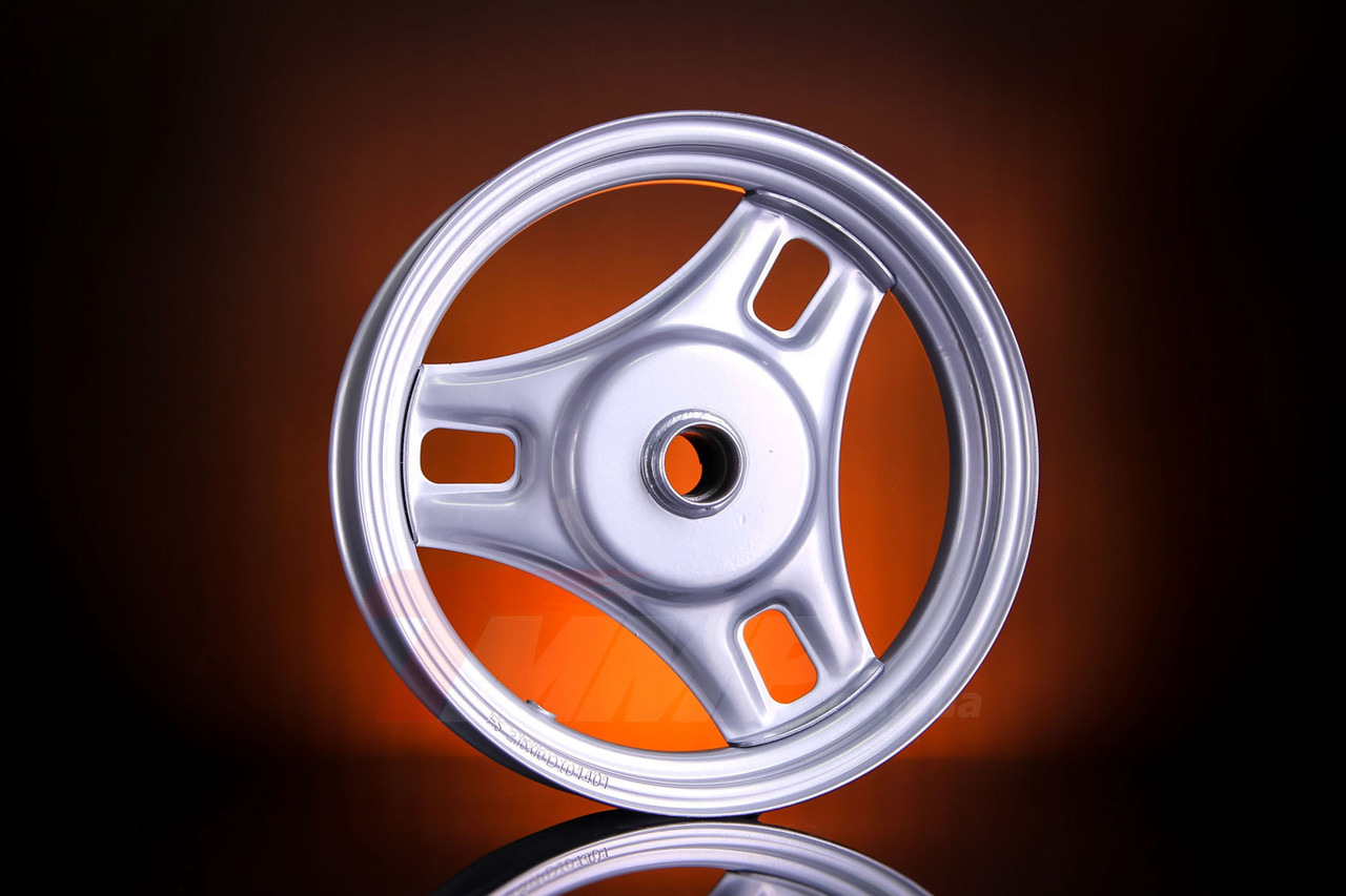 Диск колеса (задний) HONDA DIO 50 железный (серый) (металл, 22 шлица,) - фото 1 - id-p155201660