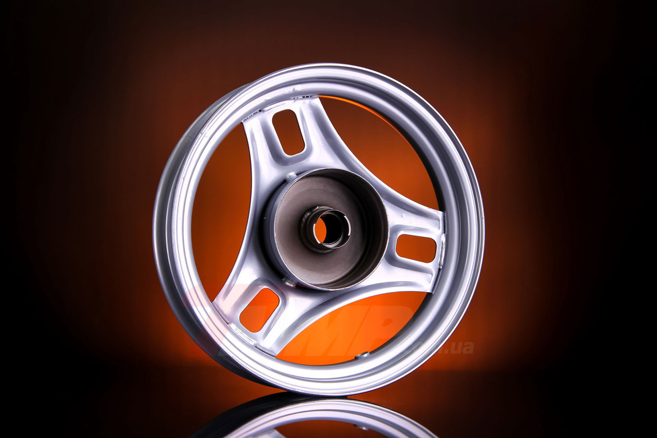 Диск колеса (задний) HONDA DIO 50 железный (серый) (металл, 22 шлица,) - фото 2 - id-p155201660
