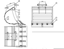 Ковш CAT 428/432/434/444, 900 мм