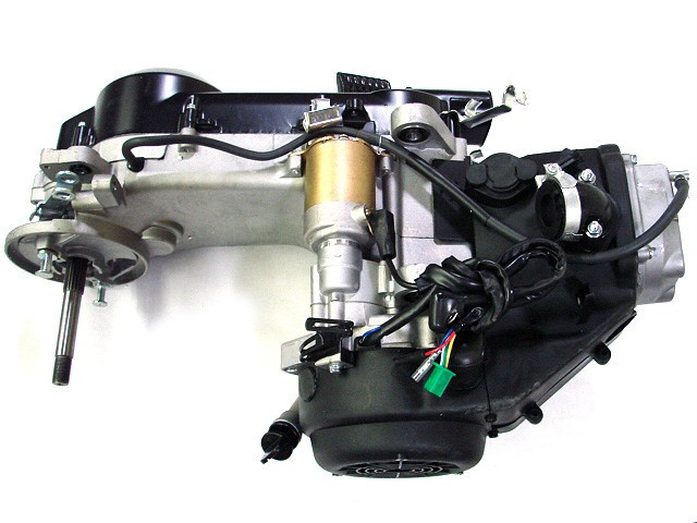 Двигатель в сборе 150см3 / 150cc 157QMJ (13"; колесо) под два амортизатора - фото 1 - id-p155204202