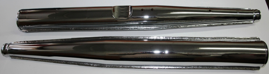 Глушитель / трубы выхлопные JAWA-350 ( пара ) ТММР - фото 2 - id-p155203219