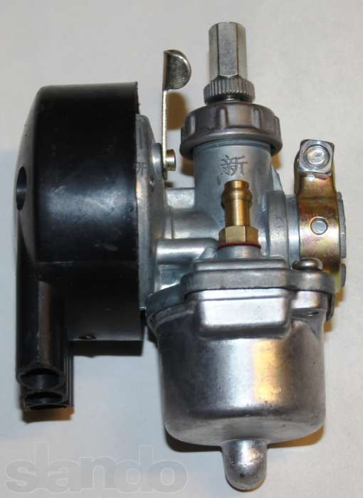 Карбюратор для веломотора с фильтром Ф 50-80см3 - фото 1 - id-p155204419