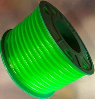 Бензошланг 4мм резиновый силикон зелёный 20 метров - фото 1 - id-p155204425