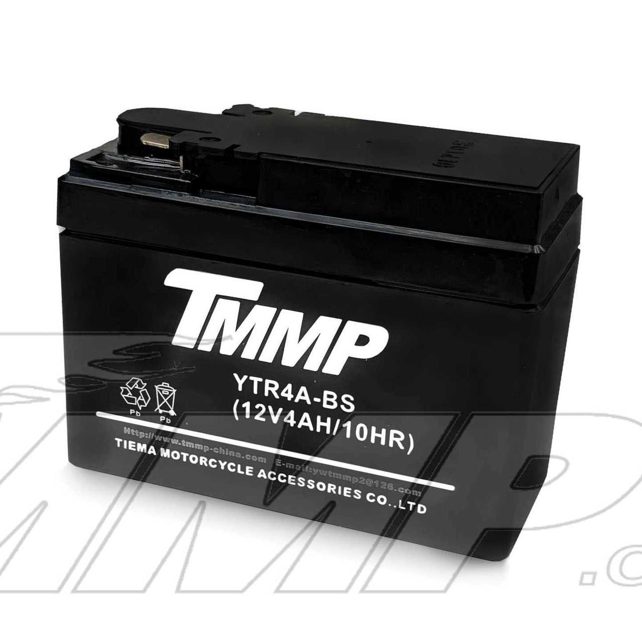 Аккумулятор 12v4a.h. YAMAHA JOG (таблетка, широкая) TMMP - фото 1 - id-p155205418