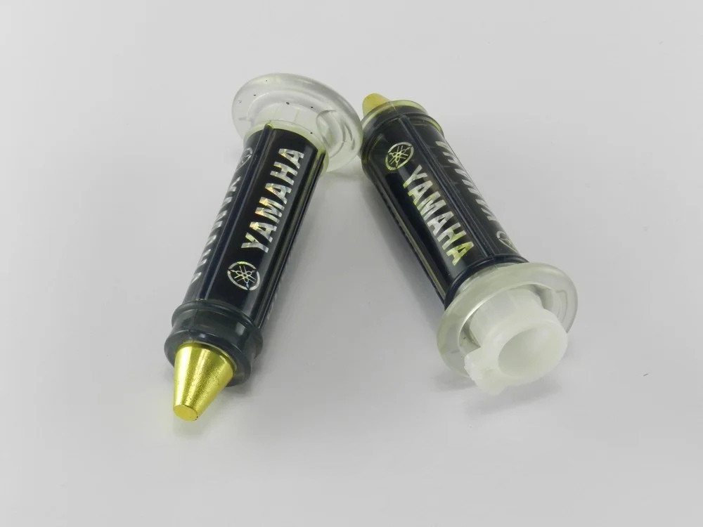 Ручки газа силиконовые Yamaha с отбойником, пара - фото 1 - id-p155199042