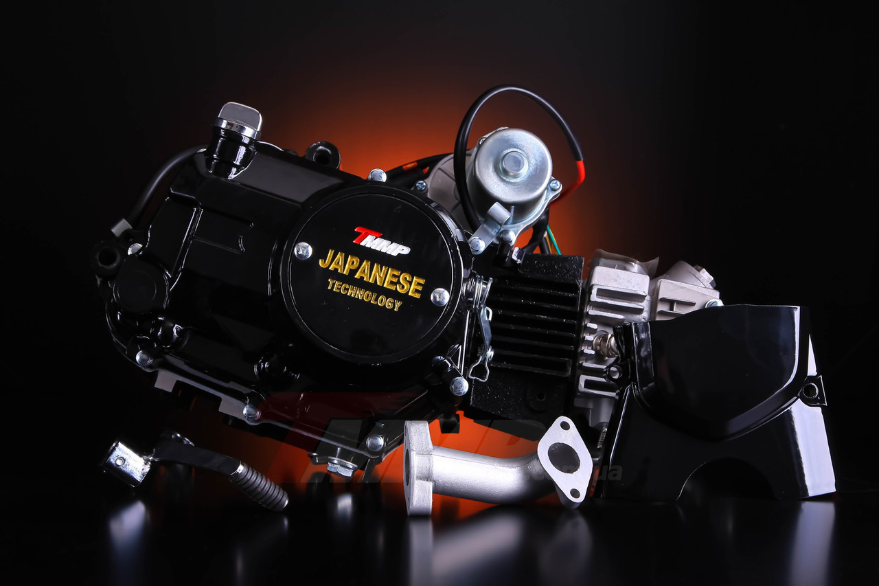 Мотор в сборе АТВ-110 см3 для квадроциклов ( 1 вперёд и 1 передача назад ) механика - фото 2 - id-p155203474