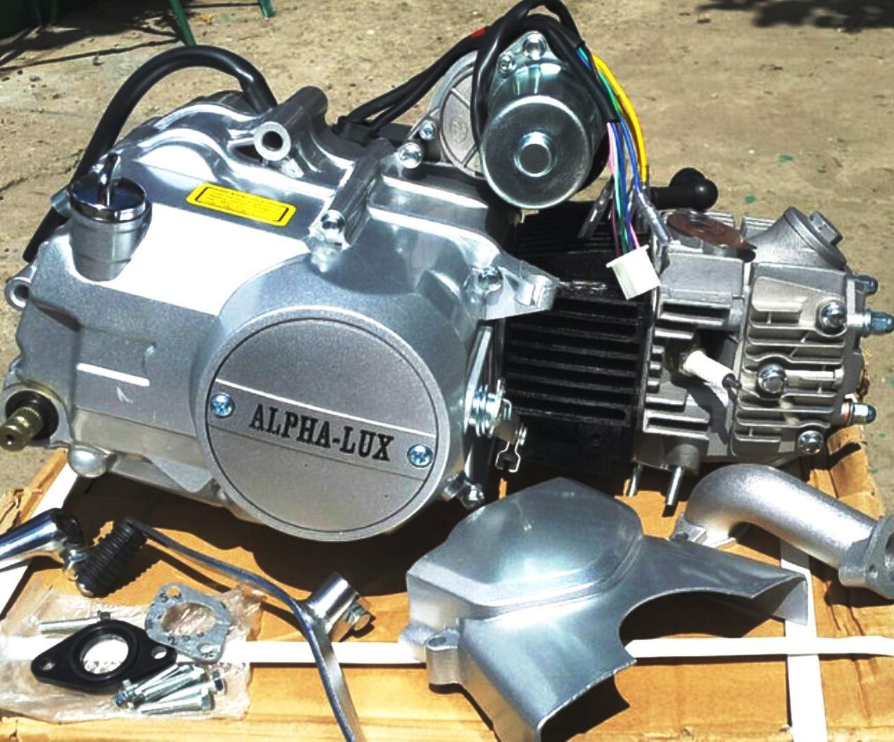 Двигатель Дельта-110см3 52,4 мм механика АЛЬФА ЛЮКС - фото 3 - id-p155203490