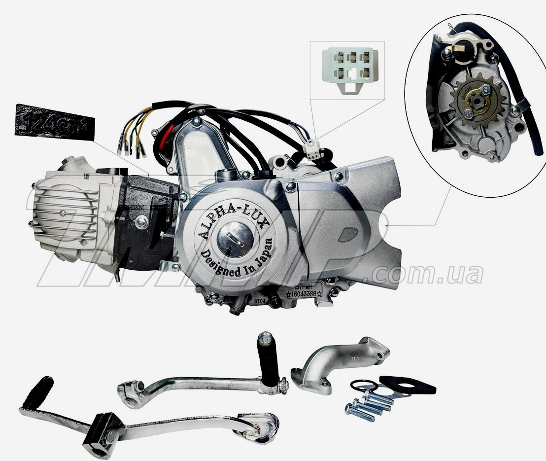 Двигатель Альфа / Дельта механика 110куб 152FMH - фото 2 - id-p155203493