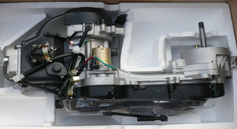 Двигатель для кит. скутеров GY6-150куб на 13 колесо под 2 амортизатора - фото 1 - id-p155205478