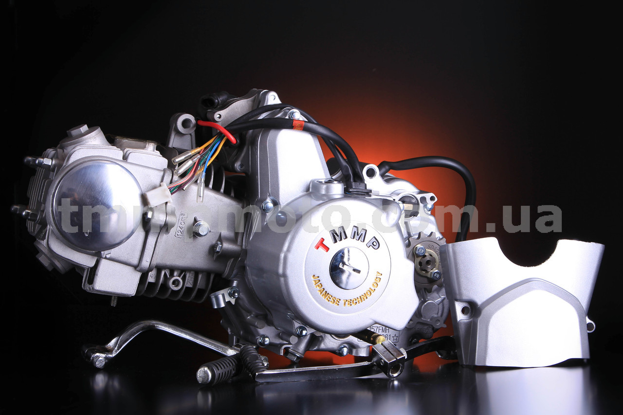 Двигатель Актив 125кубсм 54мм алюминиевый цилиндр полуавтомат NEW - фото 1 - id-p155203502