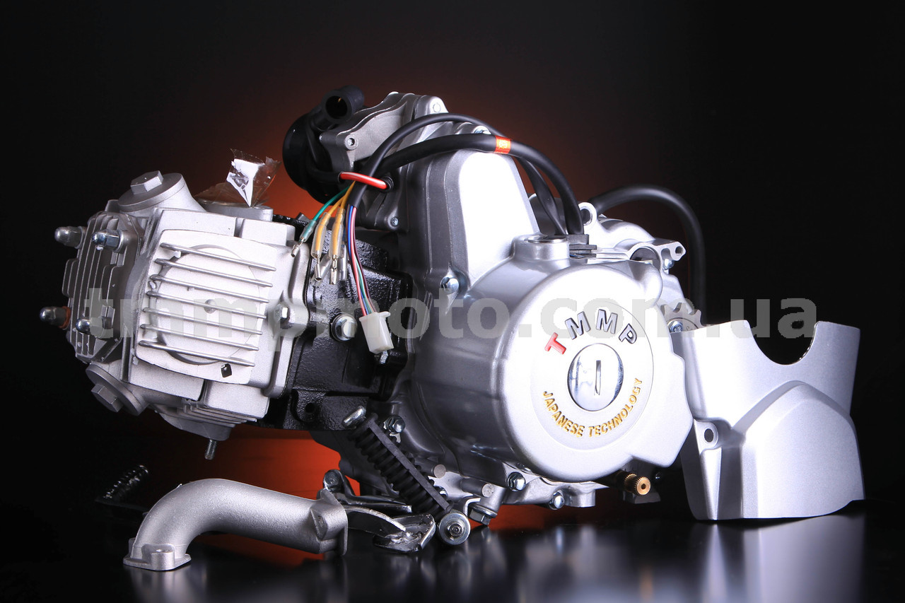 Двигатель Active / Актив-125 сс 54мм алюминиевый цилиндр полуавтомат - фото 2 - id-p155203504