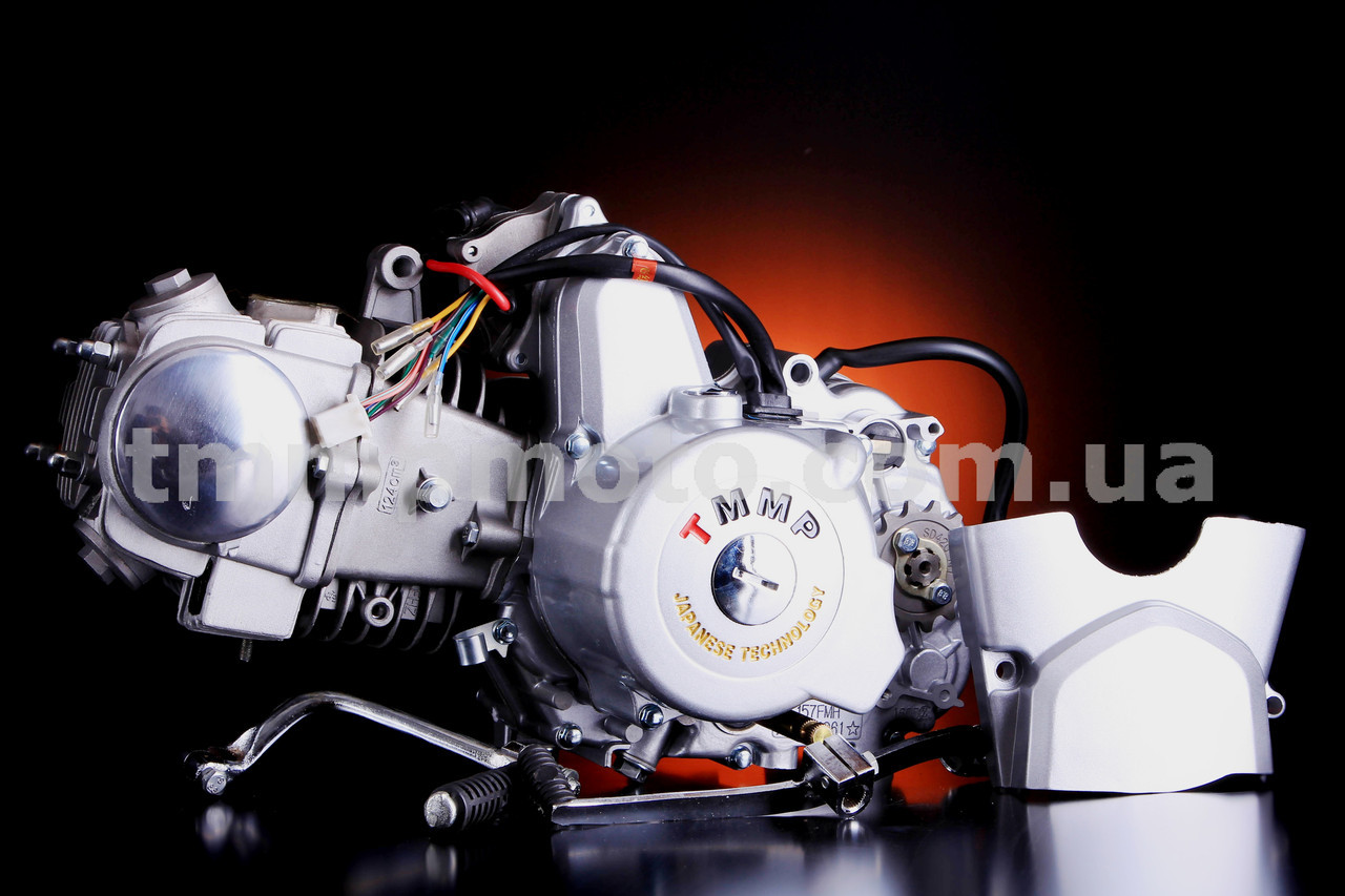 Двигатель Active / Актив-125 сс 54мм алюминиевый цилиндр полуавтомат - фото 3 - id-p155203504