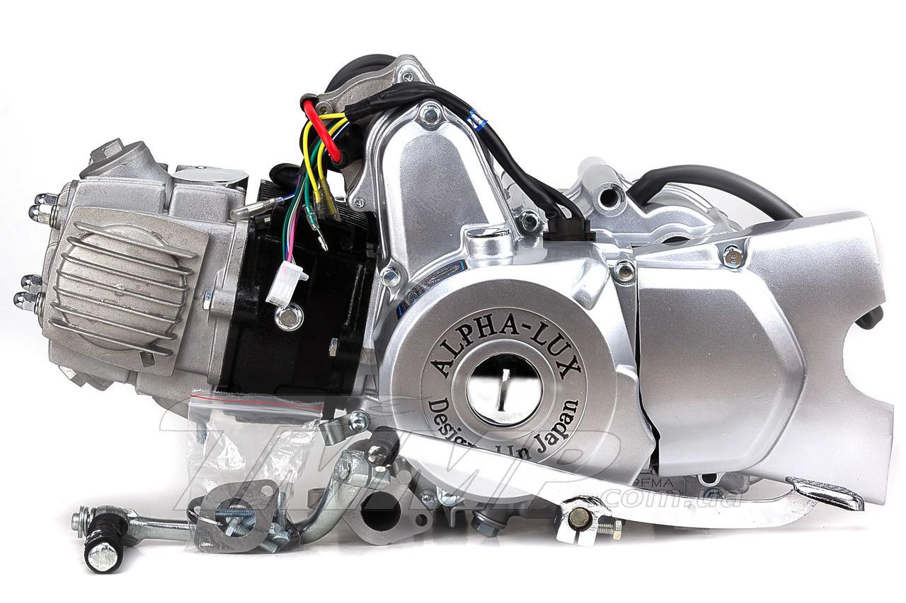 Двигатель + карбюратор Дельта/Альфа 110 см3 d-52,4 мм механика Аlpha-Lux - фото 1 - id-p155205480