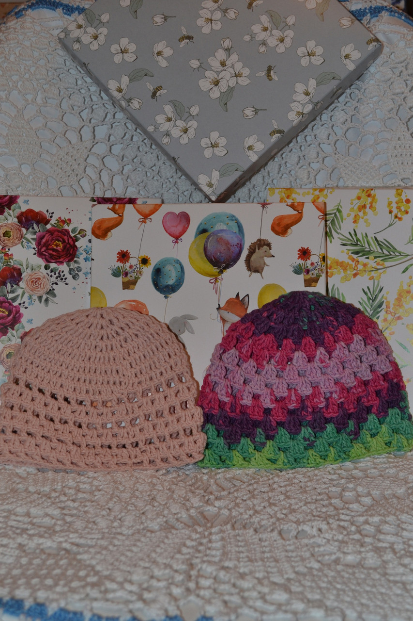 Комплект шапок для девочки - фото 6 - id-p121447882