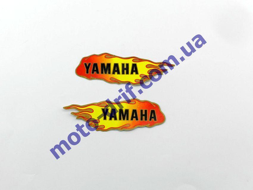 Наклейка Yamaha, огонь - фото 1 - id-p155199121