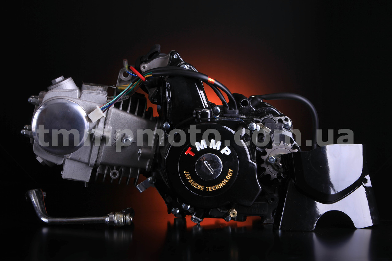 Двигатель ТММР Racing АЛЬФА Дельта-125см3 54мм алюминиевый цилиндр механика чёрный NEW - фото 3 - id-p155205529