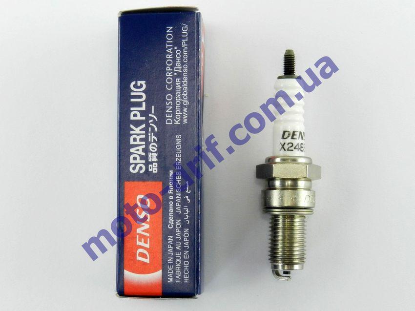 Свеча 4т DENSO (X24ES-U) L-19mm М12 - фото 1 - id-p155199173