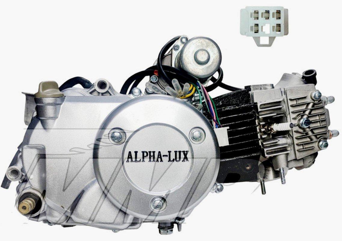 Двигатель 125куб Актив полуавтомат Alfa Lux - фото 1 - id-p155205566