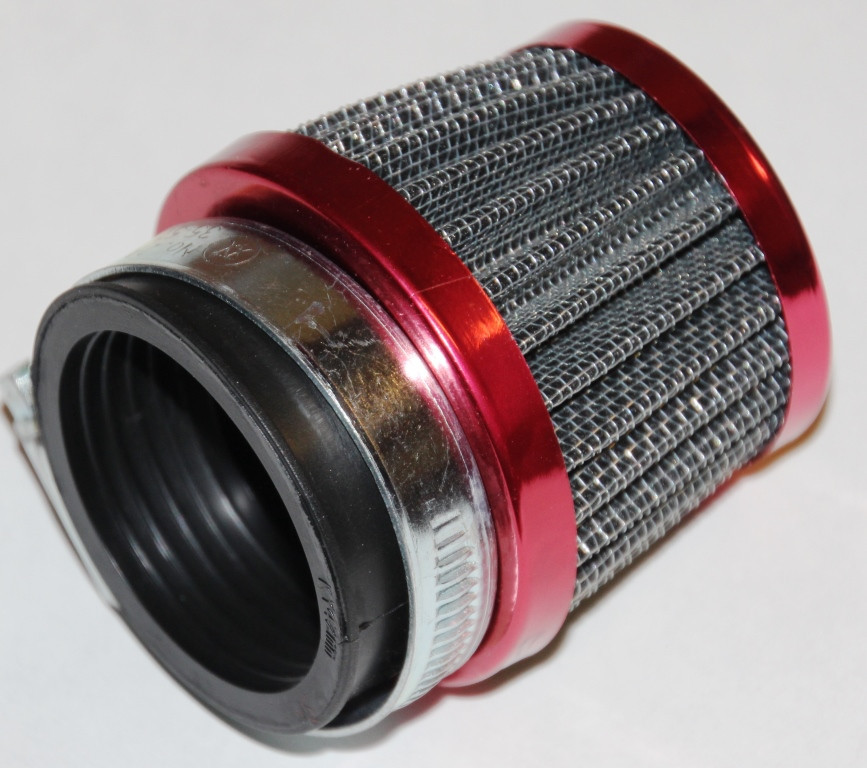 Фильтр нулевого сопротивления d=42mm открытый красный - фото 1 - id-p155202276