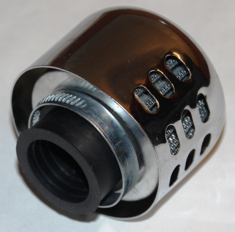 Фильтр нулевого сопротивления d=28mm с хромированным колпачком - фото 1 - id-p155202277