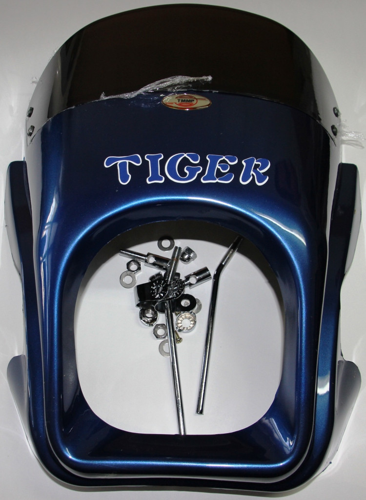 Обтекатель TIGER синий с креплением - фото 2 - id-p155202312
