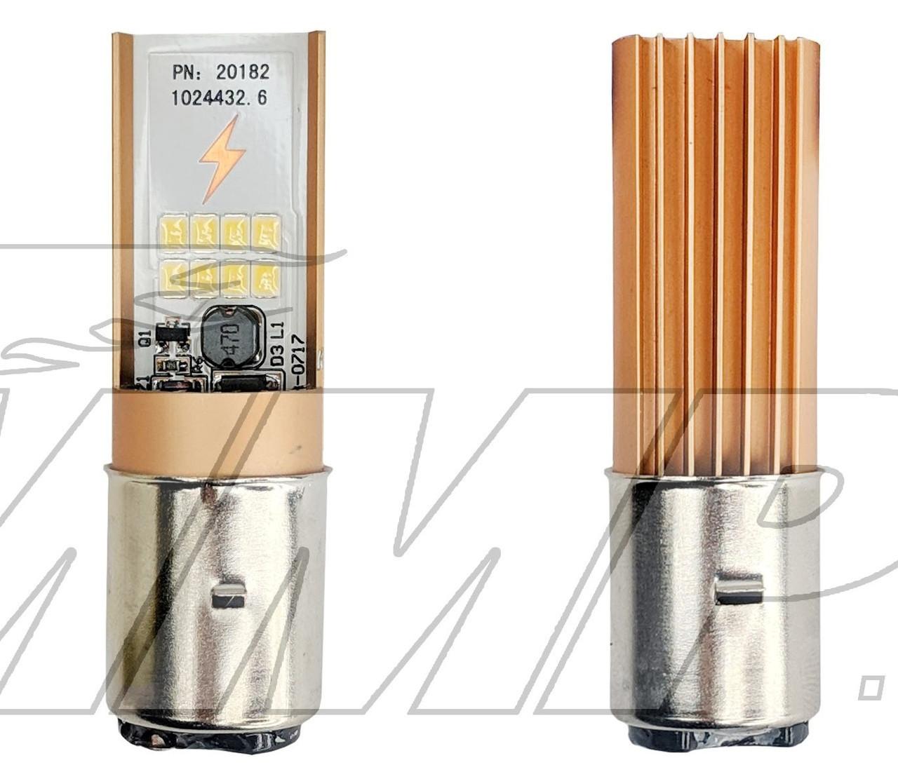 Лампа светодиодная Led для мототехники BA200 (DC 10-35V, 720/1200 lm, 6/12W) TMMP - фото 3 - id-p155204848