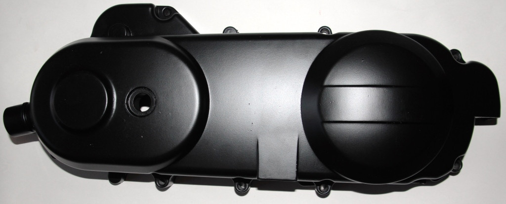 Крышка вариатора (короткая) Yaben GY6 60 (400mm, чёрная) - фото 1 - id-p155203829